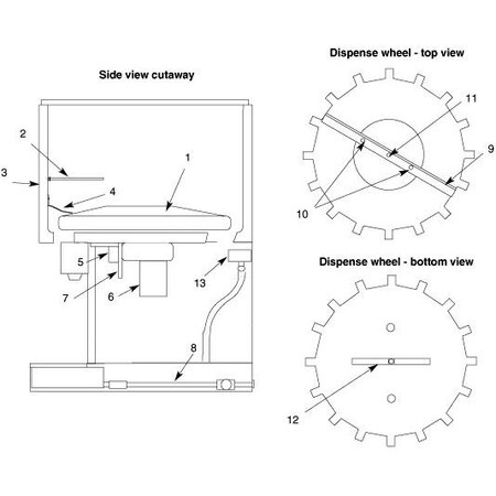 Follett Bracket, Wheelmotor 110 PD502235